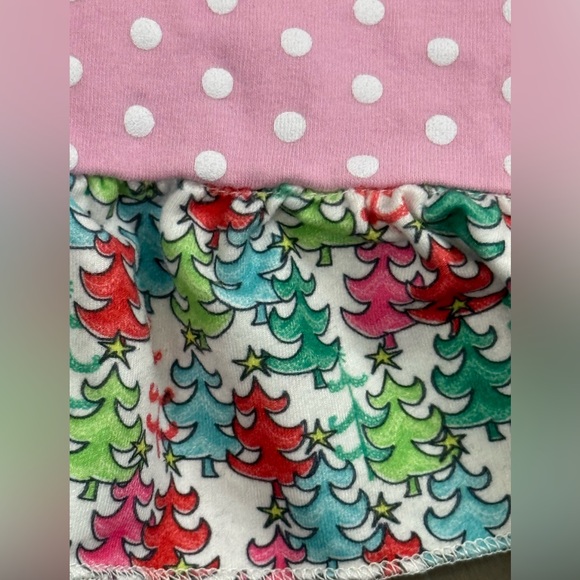 Pink Polka Dot Christmas Tree Dress - Picture 4 of 10